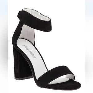 Jeffrey Campbell Black Heel - Lindsay Sandal Black Suede size 10